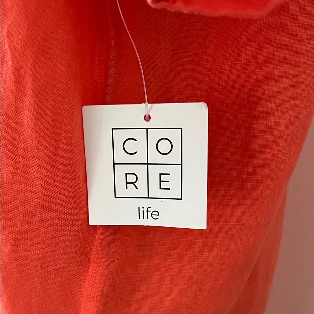 💗Coral Short Sleeve Dress - Picture 3 of 14